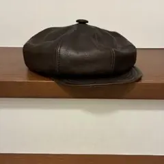 50s ホースハイド キャスケット ブラウン レザー vintage usa 50s ホースハイド キャスケット ブラウン レザー vintage usa - メルカリ