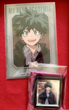 ヒロアカ ベースヤードトーキョー クリアカード フレーム マグネット 緑谷 出久