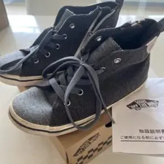 VANS ハイカットシューズ グレー 21cm美品