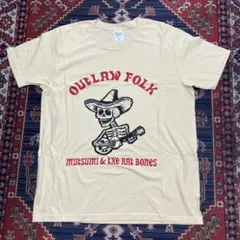 柳家睦 & The Rat Bones TシャツMサイズ OUTLAW FOLKのサムネイル