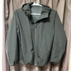 GU ウィンドプルーフシェルパーカー ブラック XL