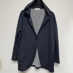 お値下げ‼️美品　SCAPA フード付きジャケット　ネイビー