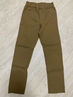 ブラウン 長ズボン ストレッチ