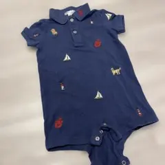 Ralph Lauren 刺繍ロンパース　6M/70cm