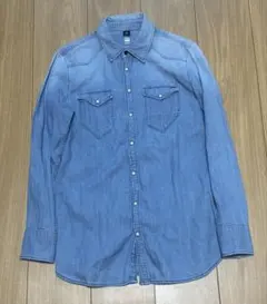 G-STAR RAW デニム ブルー 長袖シャツ レディースS