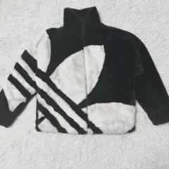 adidas ファートラックジャケット　ボアジャケット フリース