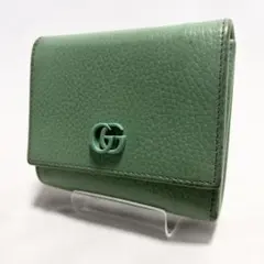 グッチ マーモント GG ミディアム ウォレット 二つ折 財布　サイフ レザー