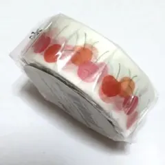 カモ井 mt マスキングテープ 百年百円市 まめまめ柄 並んださくらんぼ