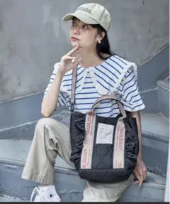 ジャガード トートバッグ