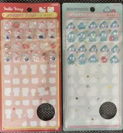 正規品 ボンボンドロップシールmini キティ ハンギョドン お裾分け