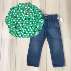 新品 ベビードール 90 シャツ パンツ 上下セット おまとめ売り