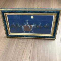 大型 琉球びんがた 額装 馬の絵 伝統工芸品 左馬 - メルカリ