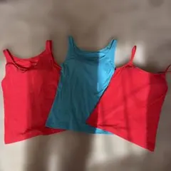 UNIQLO カップ付きキャミソール 3枚セット Mサイズ
