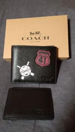 ポルコロッソ様専用 未使用 COACH 折り財布＋ IDケース ２点セット