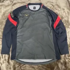 Mizuno Morelia XL シャツ　グレー/ブラック/レッド　モレリア