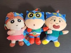 クレヨンしんちゃん 変身！ アクション仮面マスコット 3種セット