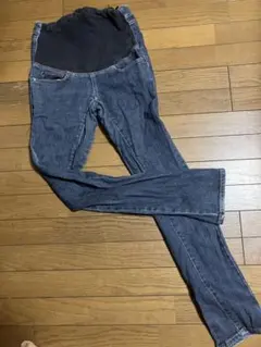 EDWIN マタニティデニムパンツ ブルーのサムネイル