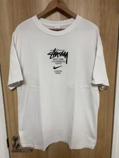 STUSSY × NIKE Tシャツ L 美中古のサムネイル