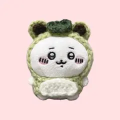 お座りぬいぐるみ ちいかわ 葉っぱをのせたカエル ぬい服