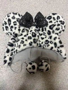 ディズニーファンキャップ　ヒョウ柄