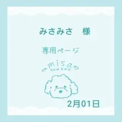 みさみさ様専用ページ
