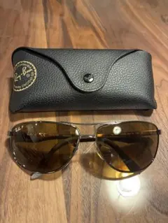 美品 Ray Ban RB3506 ブラウン系 ケース、クロス付き 偏光レンズ 美品 Ray Ban RB3506 ブラウン系 ケース、クロス付き 偏光レンズ