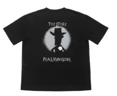 PEACEMINUSONE トイストーリー コラボグッズ Tシャツ Lブラック - メルカリ