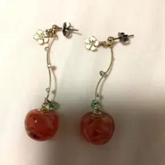 りんご　リンゴ　ピアス