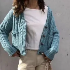 【新品未使用】シールームリン　Shine Tweed Knitジャケット 中古・古着通販】Sea Room lynn (シールームリン) Shine Tweed