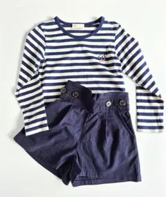 キッズ 120 Tシャツ＋ハーフパンツ セット