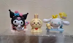 サンリオ ちいかわ フィギュア クロミ シナモロール うさぎ 3体セット