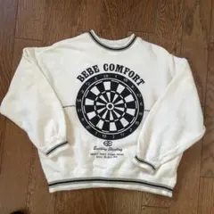 BEBE ダーツボードプリント トレーナー　110