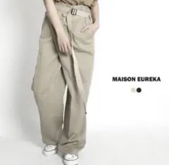 MAISON EUREKA ベージュ チノパン
