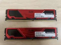TEAMGROUPEliteメモリーDDR4 2666 8GB×2（計16GB）
