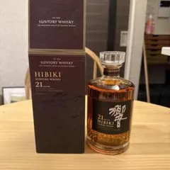 サントリー 響21年 HIBIKI 700ml 43％ 未開詮 古酒 箱付き - メルカリ