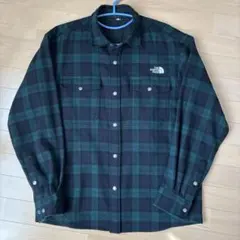 【希少】ノースフェイス　ブラッシュウッドウールシャツ　サイズL THE NORTH FACE（ザノースフェイス）の「ザ ノース フェイス THE NORTH