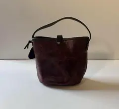 【quality gunslips】レザーハンドバッグ　本革　イングランド製