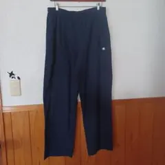 Champion 特大 ネイビー イージーパンツ