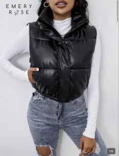 SHEINノースリーブショート丈ジャケット