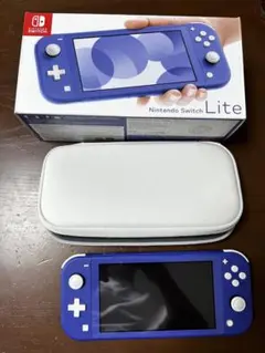 画面映りません　Nintendo Switch Lite 青色 専用ケース付き