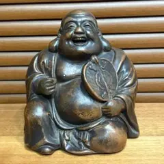 美品 備前焼 布袋尊 置物 興楽園陶印あり 七福神 縁起物 開運 | Mercari