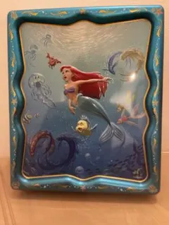 リトルマーメイド アリエル　お菓子空き缶　約A4サイズ東京ディズニーシー