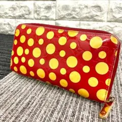 Louis Vuitton　ルイヴィトン　草間彌生　ヴェル二　ジッピーウォレット