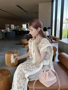 ジルサンダー　ドローストリングバッグ　ショルダーバッグ　巾着バッグ