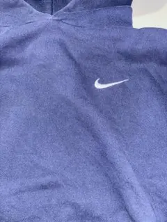 Nike ダークブルー フード付きパーカー Lサイズ　made in USA