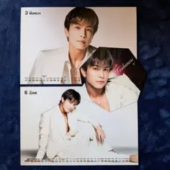 【2026 15周年 カレンダー 特典】三代目 岩田剛典 クリスタル型カード