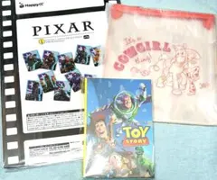 ディズニー　ピクサー　くじ　I賞　ポストカード　K賞　ポーチ　トイ・ストーリー