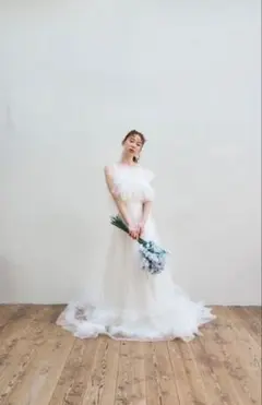 ドレスプロダクション 2wayフリルノースリーブレイヤードドレスW346
