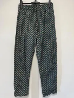 Backers イージーパンツ 総柄 グリーン Lサイズ（訳あり）