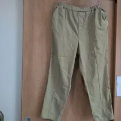 スタディオクリップ　センタータック　ストレッチパンツ　テーパード　S